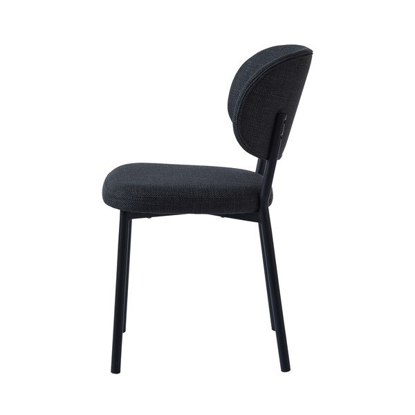 Valgomojo kėdė tamsiai pilkos spalvos Fowler – Unique Furniture-image-4