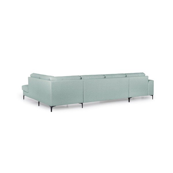 Turkio spalvos U formos sofa Scandic Henry, dešinysis kampas-image-3