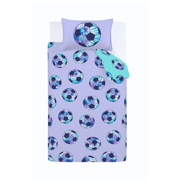 Viengulė vaikiška patalynė 135x200 cm Tie Dye Football – Catherine Lansfield