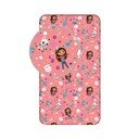 Iš medvilnės viengulė vaikų patalynė su guma 90x200 cm Gabby's Dollhouse – Jerry Fabrics