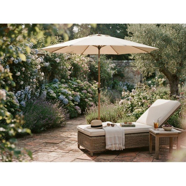 Smėlio spalvos skėtis nuo saulės ø 300 cm Palinuro – Bizzotto-image-4