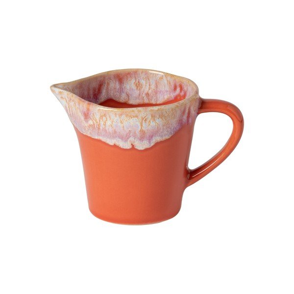 Raudonos spalvos iš molio pieno ąsotis 200 ml Grespresso – Costa Nova