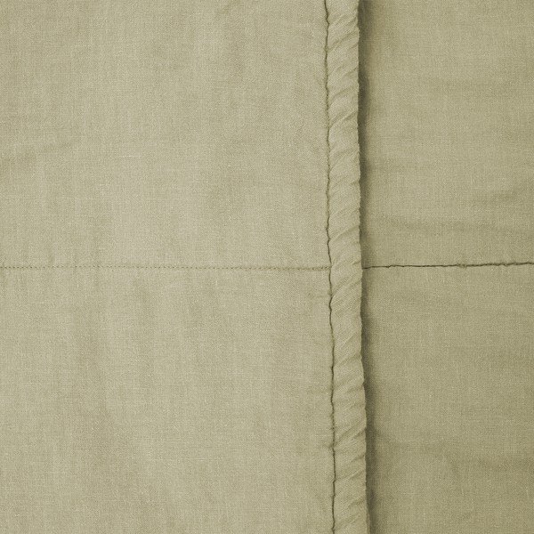 Vaikiška žalia lininė antklodė Linen Tales Naturel, 100 x 140 cm-image-1