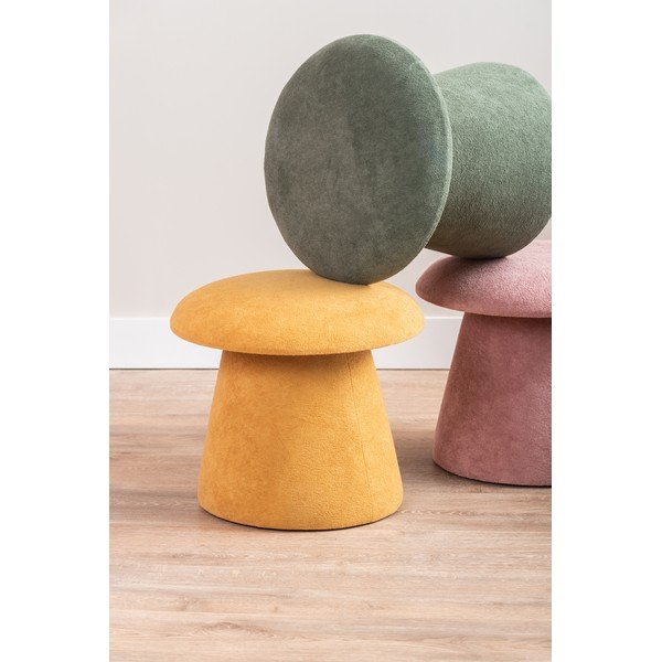 Iš velveto pufas pilkos spalvos Mushroom – Leitmotiv-image-1