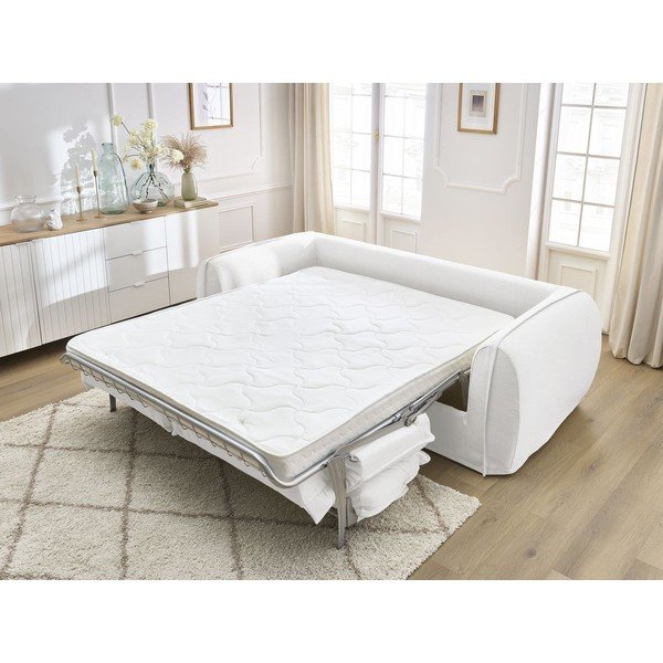 Baltos spalvos sofa miegojimui/sulankstoma 236 cm Archimede – Bobochic Paris-image-1