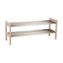 Iš ąžuolo masyvo spintelė batams natūralios spalvos Confetti – Rowico