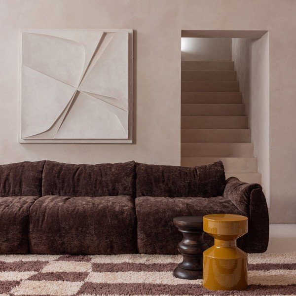 Apvalios formos šoninis stalas iš mango masyvo ø 30 cm Jonah – WOOOD-image-1