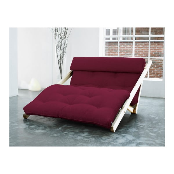 "Karup Figo" poilsio kėdė, "Raw/Bordeaux", 120 cm