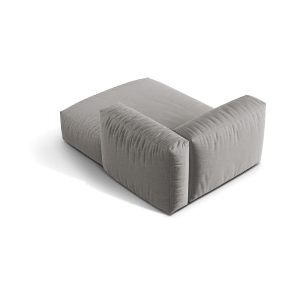 Modulinė sofos dalis šviesiai pilkos spalvos (su dešiniuoju kampu) Martina – Micadoni Home-image-3