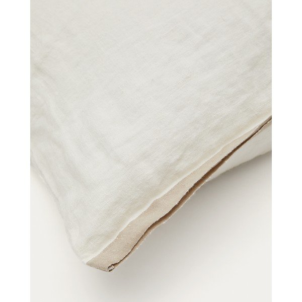 Iš lino dekoratyvinis pagalvės užvalkalas 50x50 cm Suerta – Kave Home-image-3