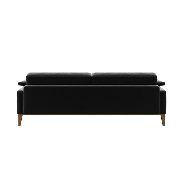 Tamsiai pilka aksominė sofa MESONICA Musso 211 cm-image-3