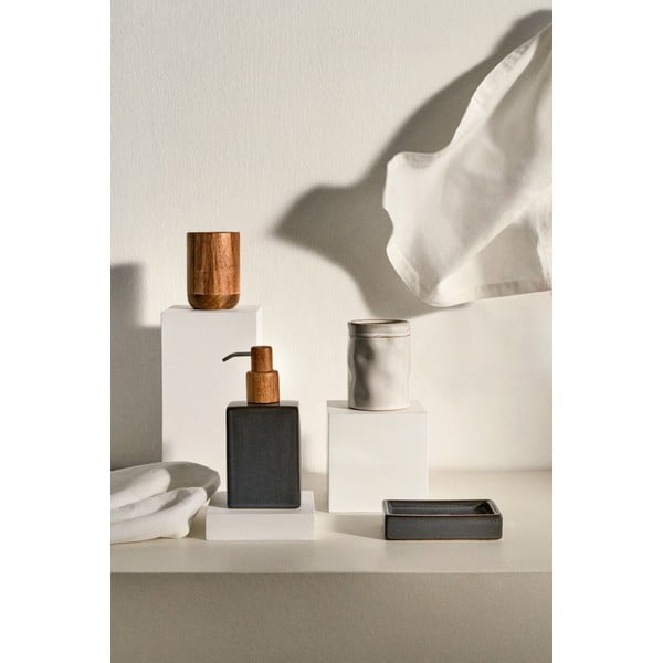 Iš keramikos muilo dozatorius tamsiai mėlynos spalvos Silvet – Kave Home-image-3