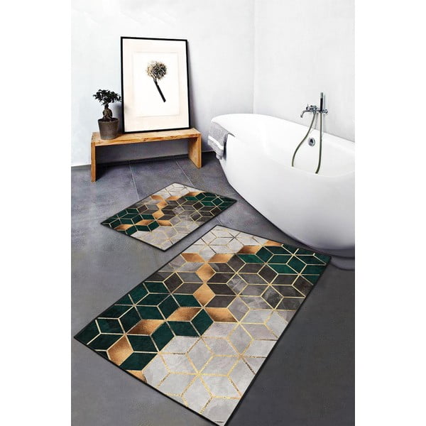 2 vonios kilimėlių rinkinys Mila Home Optic-image-1