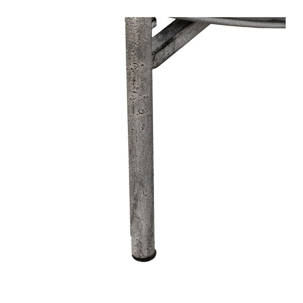 Pilkos spalvos iš metalo pastatoma lentyna 45x144x45 cm Mireille – Ixia-image-2