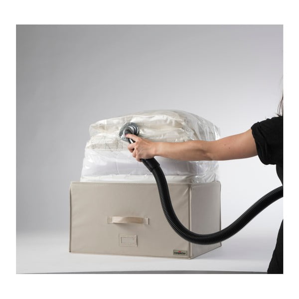 Šviesiai smėlio spalvos vakuuminė dėžė Compactor, 55 cm ilgio-image-2