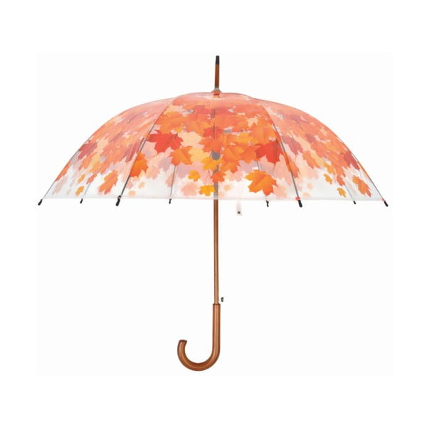 Skaidrus skėtis Esschert Design Ambiance Birdcage Fall Leaves, ⌀ 93 cm