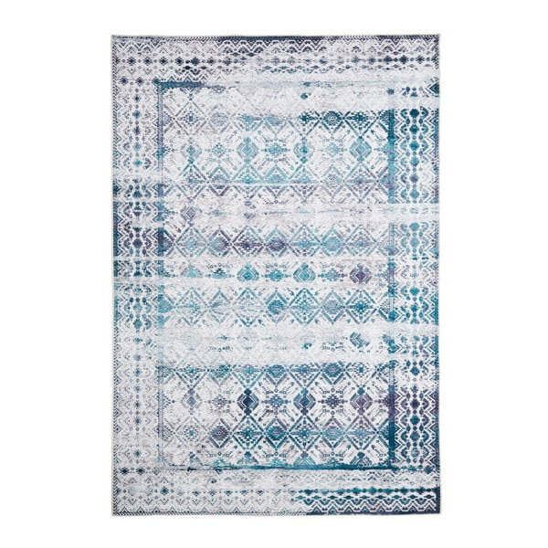 Šviesiai mėlynas kilimas Floorita Aqua, 120 x 180 cm