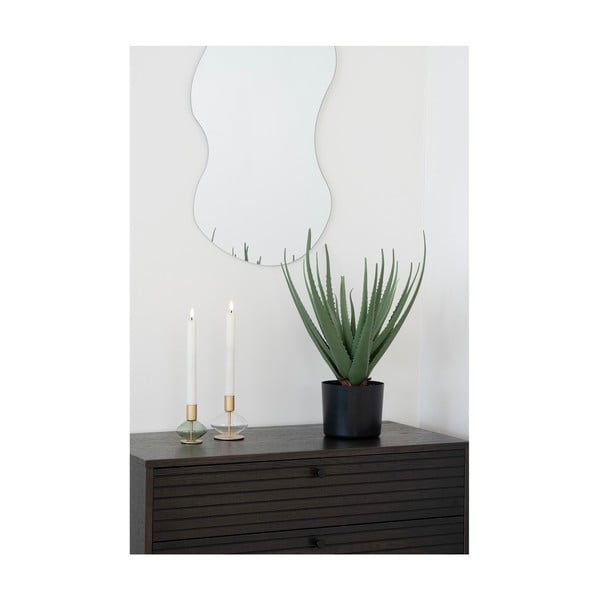 Iš stiklo žvakidės 2 vnt. – House Nordic-image-1