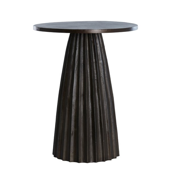 Iš metalo apvalios formos šoninis stalas ø 40 cm Veglia – Light & Living