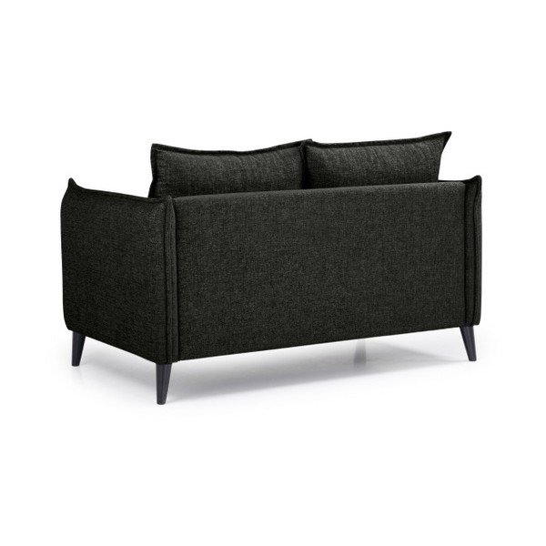Juoda sofa Scandic Leo, 145 cm-image-3