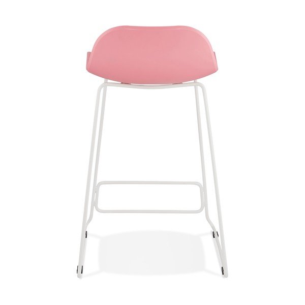 Rožinė baro kėdė Kokoon Slade Mini, sėdynės aukštis 66 cm-image-3