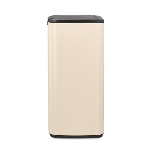Smėlio spalvos šiukšliadėžė iš plieno, galima atidaryti palietus 30 l Bo Touch – Brabantia-image-4