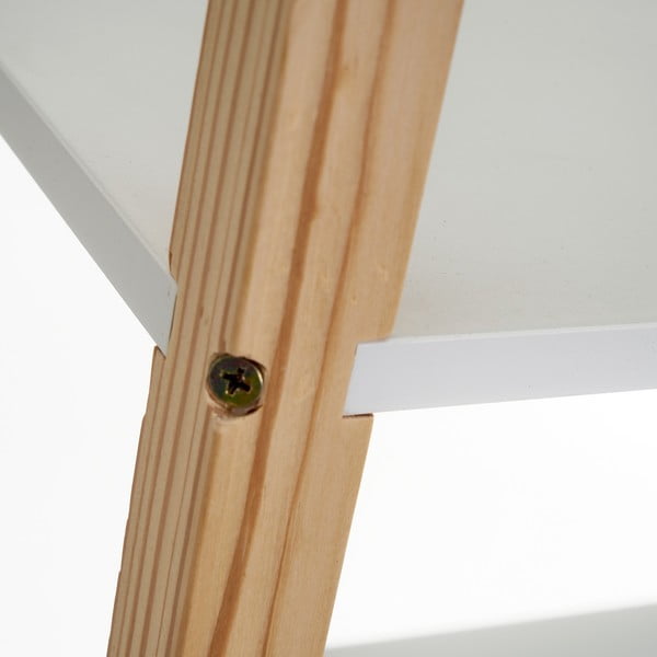 Vaikiška knygų spinta baltos spalvos 60x76 cm – Casa Selección-image-1