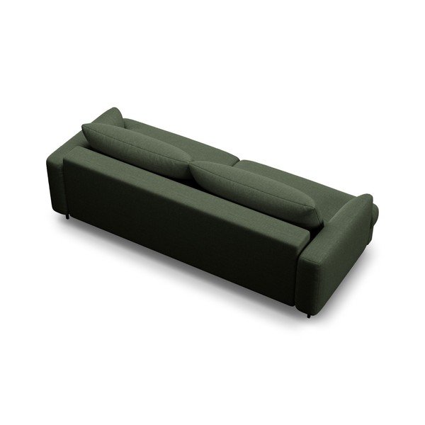 Žalios spalvos sulankstoma/su sandėliavimo vieta sofa 233 cm Naomi – Micadoni -image-2
