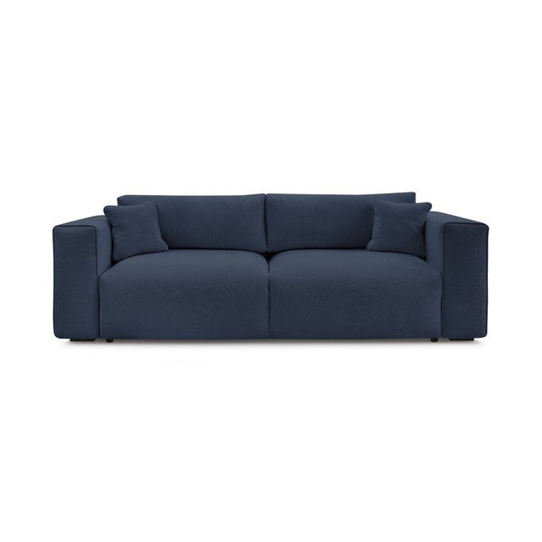 Mėlynos spalvos sulankstoma/su sandėliavimo vieta sofa 265 cm Ezechiel – Bobochic Paris