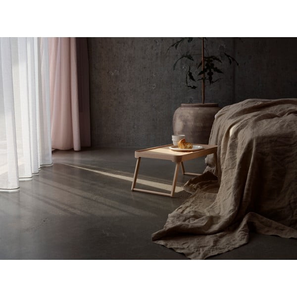 Iš uosio masyvo šoninis stalas 32x49,5 cm Inu – Zone-image-4