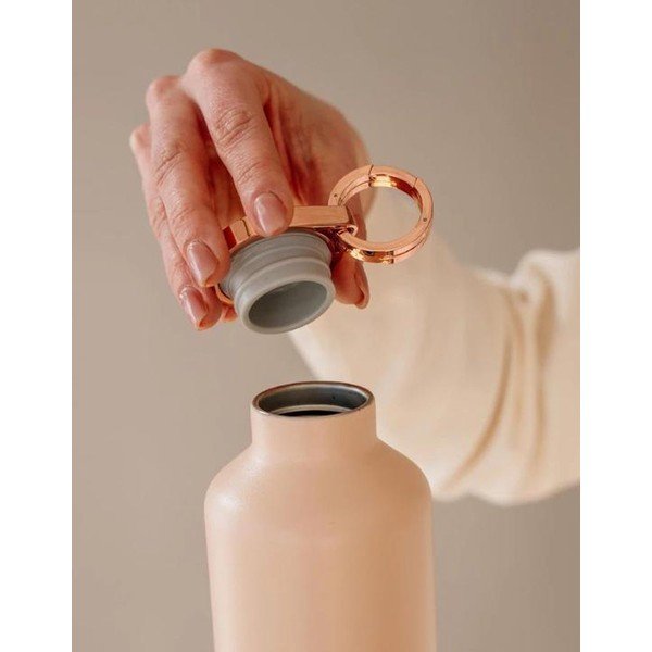 Rausvas nerūdijančio plieno termo buteliukas Equa Basic Pink Blush, 680 ml-image-2
