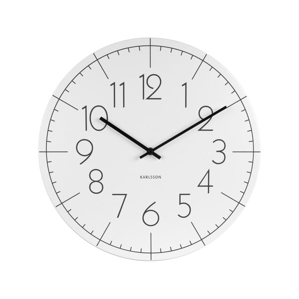 Baltas laikrodis Dabartinis laikas Ašmenų numeriai