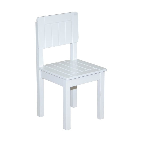 Baltos spalvos vaikiška kėdė – Roba