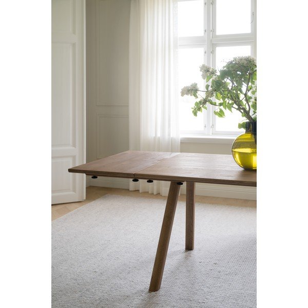 Iš ąžuolo masyvo stalo prailginimas 95x45 cm Clapperton – Rowico-image-1