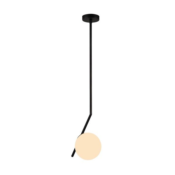 Juodas pakabinamas šviestuvas Squid Lighting Diagonal, aukštis 76 cm-image-3