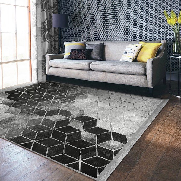 Pilkas kilimas 80x150 cm - Mila Home-image-4