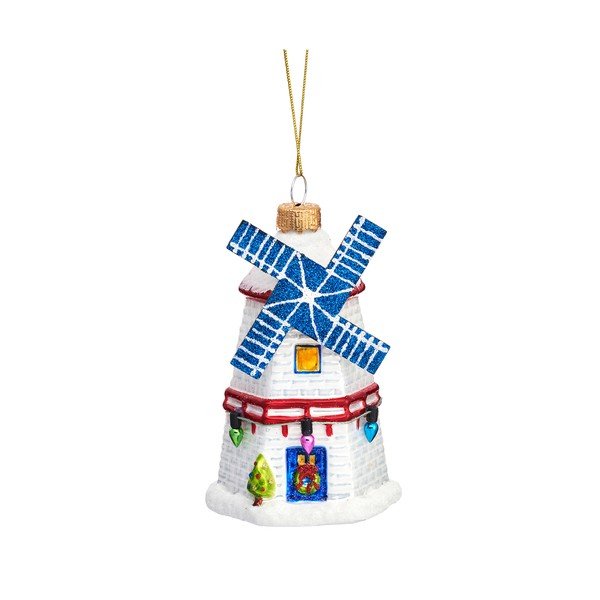 Iš stiklo eglutės papuošimas Windmill – Sass & Belle
