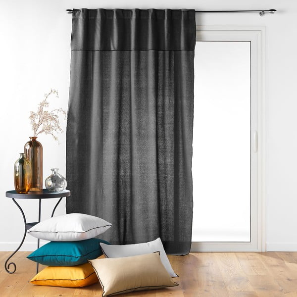 Užuolaida antracito spalvos 140x240 cm Mistraline – douceur d'intérieur-image-3