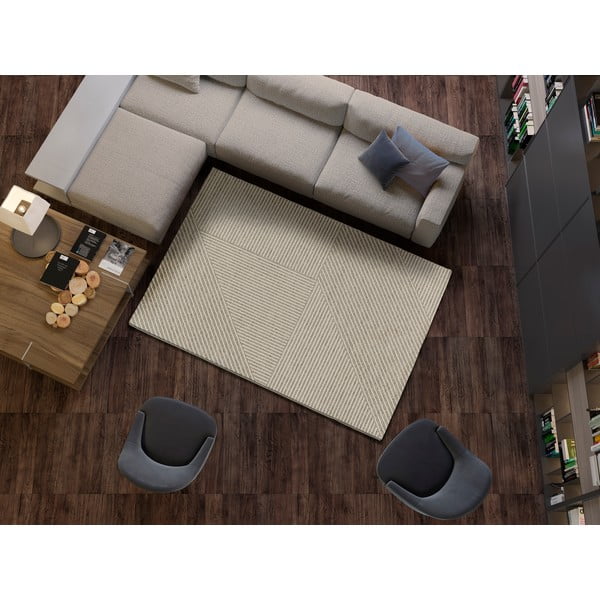 Kilimas smėlio spalvos 129x190 cm Pure – Universal-image-1