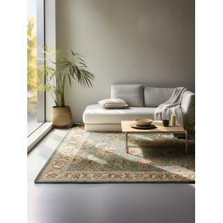 Kilimas žalios spalvos/smėlio spalvos 80x120 cm Herat – Nouristan