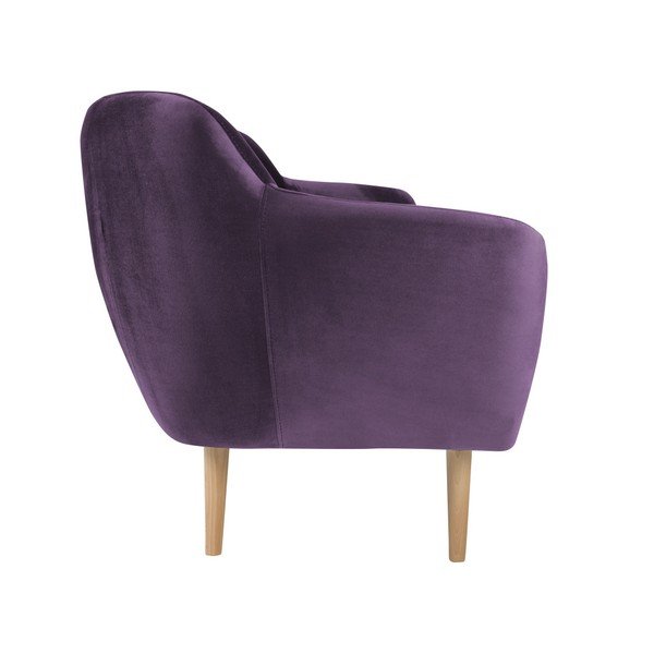 Violetinė trijų vietų sofa Mazzini Sofas Benito-image-3