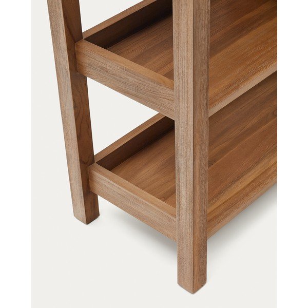 Iš tikmedžio masyvo knygų spinta  natūralios spalvos 150x185 cm Sashi – Kave Home-image-4