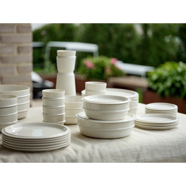 Skirta sriubai kreminės spalvos iš porceliano  mažas dubuo 900 ml Eau – Zone-image-4