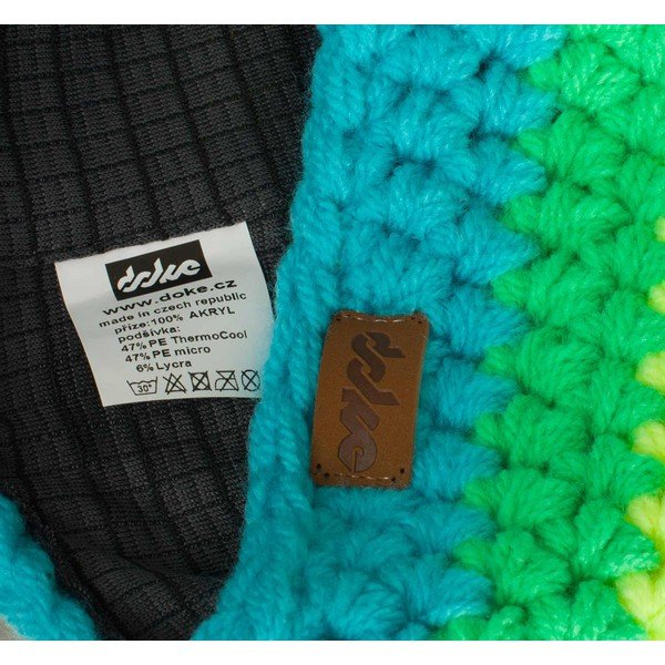 Rankomis megztas galvos apdangalas DOKE Stripes Blue-image-1