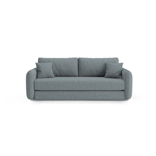 Šviesiai mėlynos spalvos sulankstoma sofa 225 cm – Micadoni 