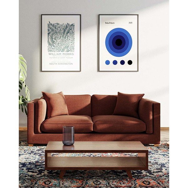 Sofa raudonos plytų spalvos 235 cm Pomo – Ame Yens-image-3