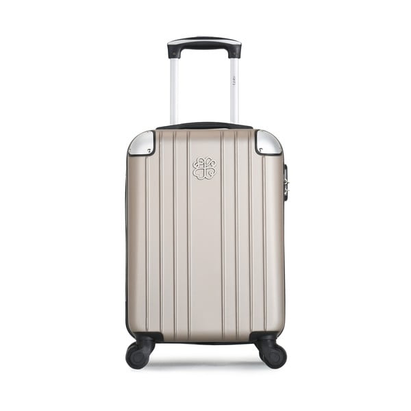 Smėlio spalvos lagaminas su ratukais LPB Amelie, 31 l