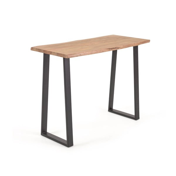 Baro stalas su akacijos stalviršiu 60x140 cm Alaia – Kave Home