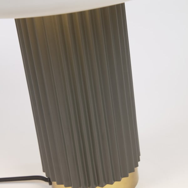 Baltai žalios spalvos stalinė lempa su metaliniu gaubtu (aukštis 37,5 cm) Serenella - Kave Home-image-2