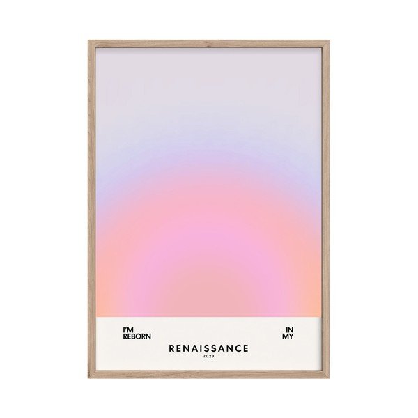 Spausdintas paveikslas su rėmeliu 50x70 cm Soft Nuances – Styler